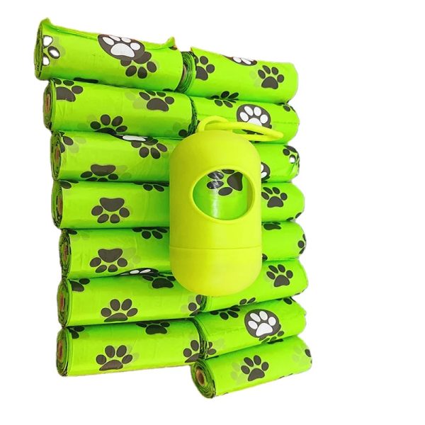 100% biodegradable dog waste bag Dog poop bags with dispenser in a box