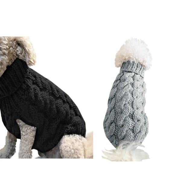 Multi-colors Warm Soft Winter Sweater Pet Dog Clothes