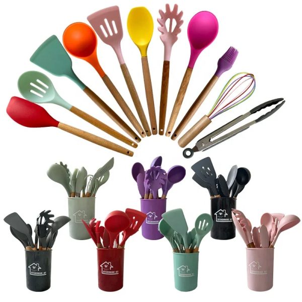 Silicone Kitchen Utensils Set