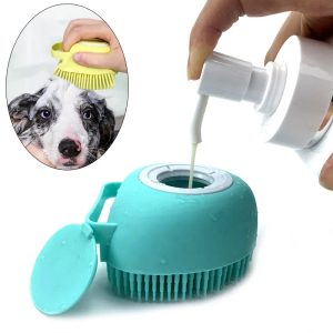 Dog Bath Brush Pet Massage Brush