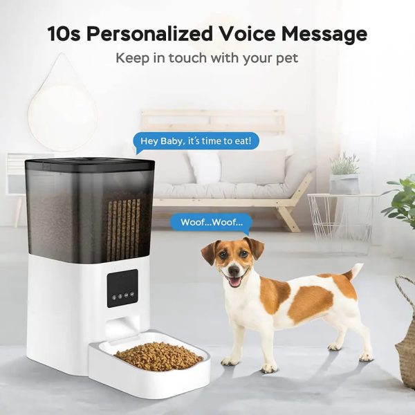 Wifi tuya Smart Intelligent Feeder Clog-Free Design Timed Cat Feeder Automatic Pet Feeder