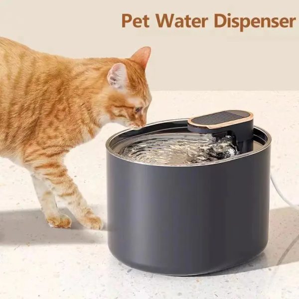 Cat Water Fountain Automatic 3L Cat Water Dispenser Dog Pet Water Fountain Pump with LED Indicator and 3 Replacement Filter