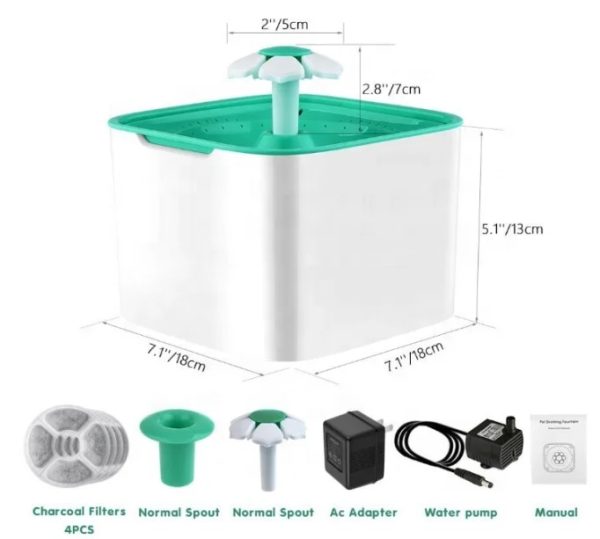 Automatic Pets Water Fountain For Cats Fountain Dogs USB Electric Water Dispenser Drinking Bowls For Cat