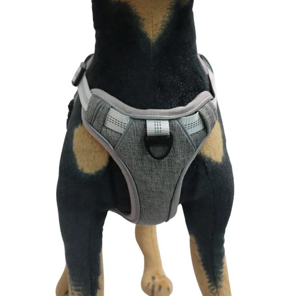 Adjustable buckle type reflective chest and back for medium and large dogs Comfortable chest harness