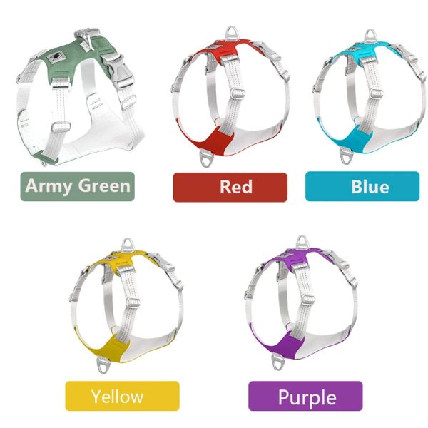 hot selling pet chest strap dog leash for big dog breathable reflective I-shaped chest back pet supplies