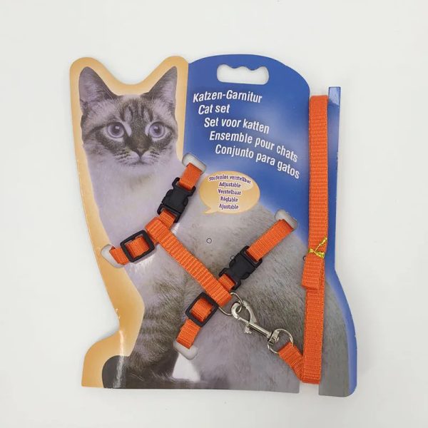 wholesale cat chain I-shaped chest strap tied cat harness