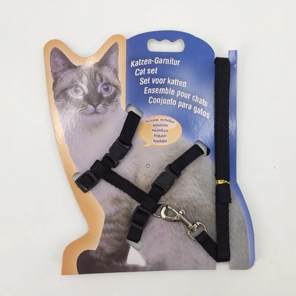 wholesale cat chain I-shaped chest strap tied cat harness