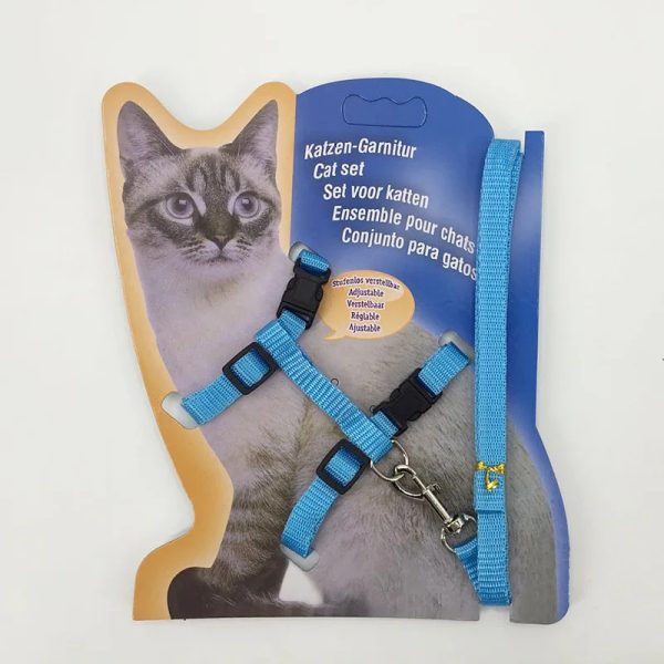 wholesale cat chain I-shaped chest strap tied cat harness