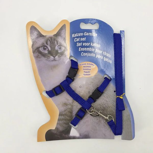 wholesale cat chain I-shaped chest strap tied cat harness