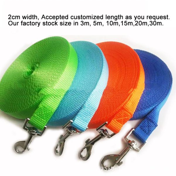 Factory directs wholesale Pet Dog Puppy Obedience Recall Training Agility Lead Training Leash, Great for Training, Play