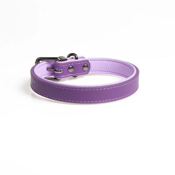 Hot Sale New Fashion Italian Durable Real Leather Dog Collar