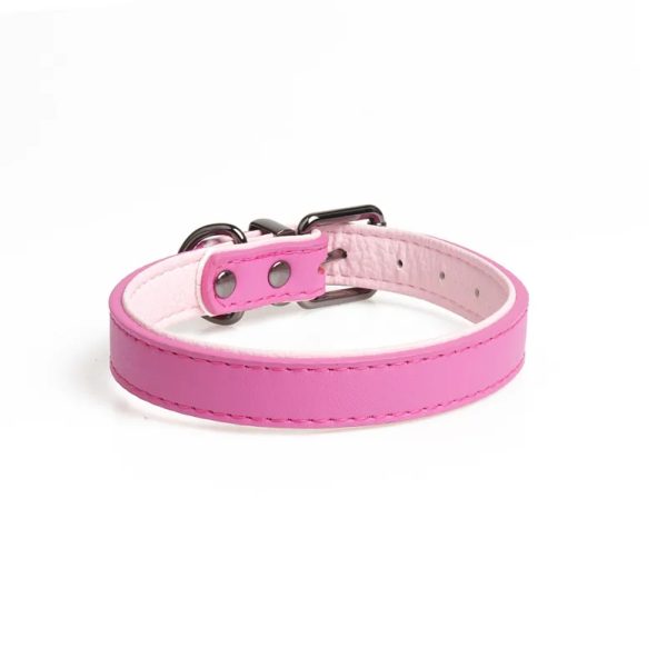 Hot Sale New Fashion Italian Durable Real Leather Dog Collar