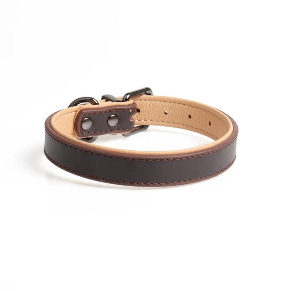 Hot Sale New Fashion Italian Durable Real Leather Dog Collar