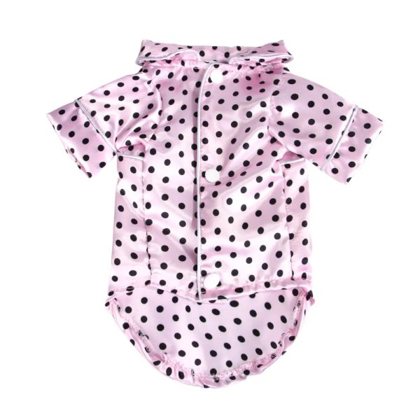 Hot Sale Soft Cute Dog Pet Pajamas Leisure Clothes Pet Dog Robe for easy wear quick drying