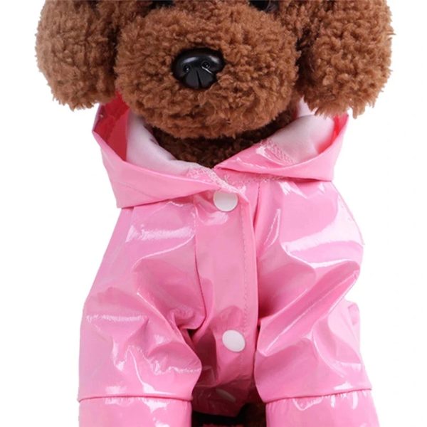 Wholesale Summer Outdoor Puppy Pet Hoody Waterproof Jackets PU Raincoat for Dogs Cats