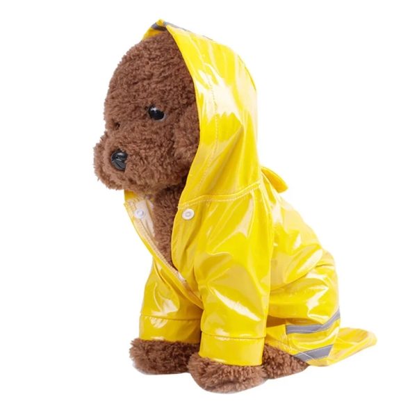 Wholesale Summer Outdoor Puppy Pet Hoody Waterproof Jackets PU Raincoat for Dogs Cats