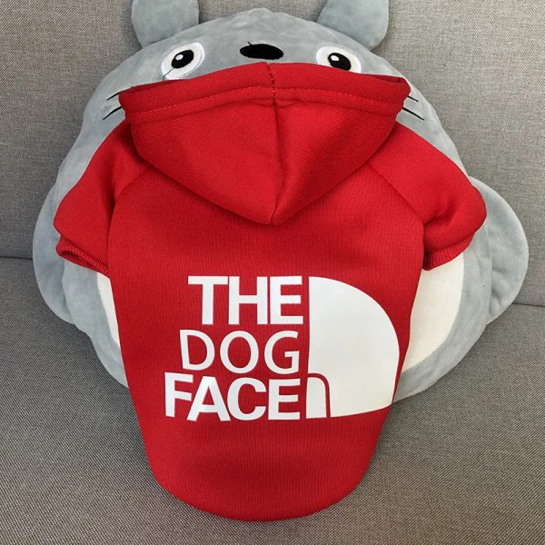 Wholesale Luxury Branded Dog Clothes Sweater The Dog Face Jacket Hoodie For Pet