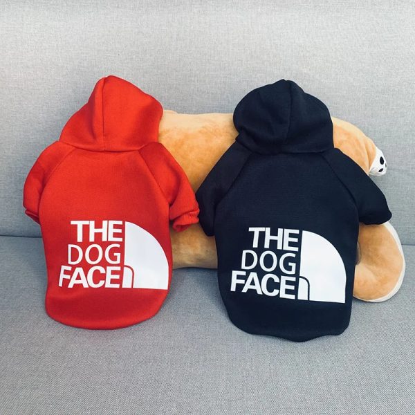 Wholesale Luxury Branded Dog Clothes Sweater The Dog Face Jacket Hoodie For Pet