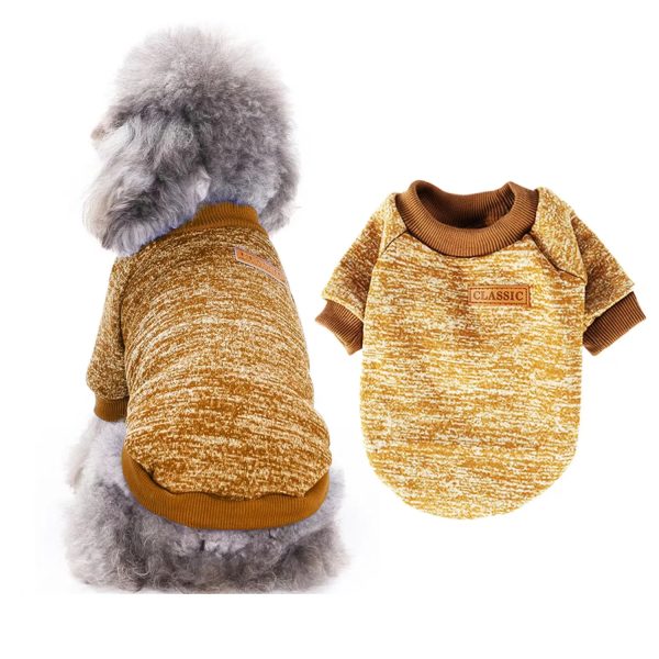 Winter soft and warm small knitwear clothing puppy cloth wholesale jacket sweater dog clothes pet clothing