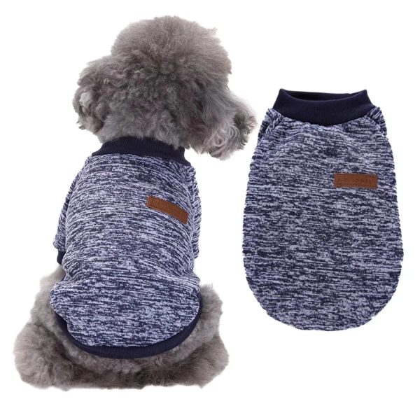 Winter soft and warm small knitwear clothing puppy cloth wholesale jacket sweater dog clothes pet clothing