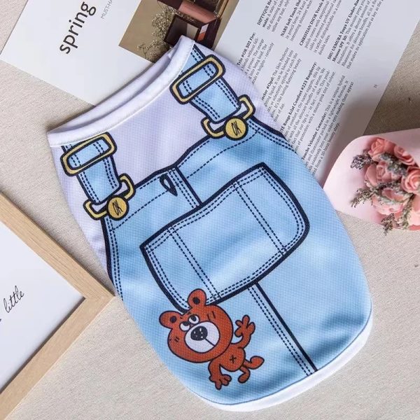 Wholesale Sweat Skirt Summer Dog Flower Clothes Princess Dog Clothes Dress