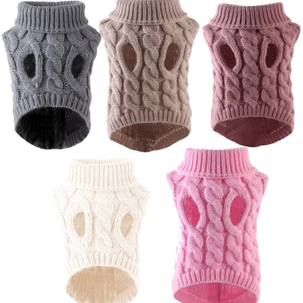 Multi-colors Warm Soft Winter Sweater Pet Dog Clothes