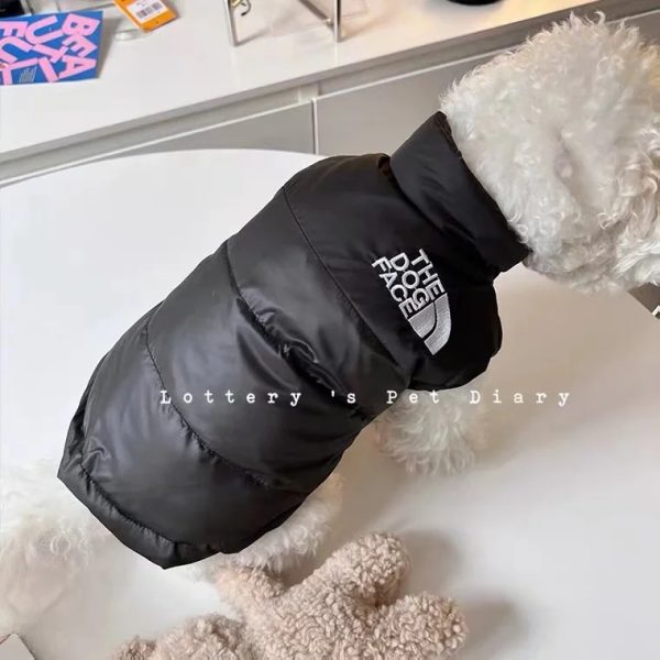 Dog Face Jacket Warm Dog Clothes Pet