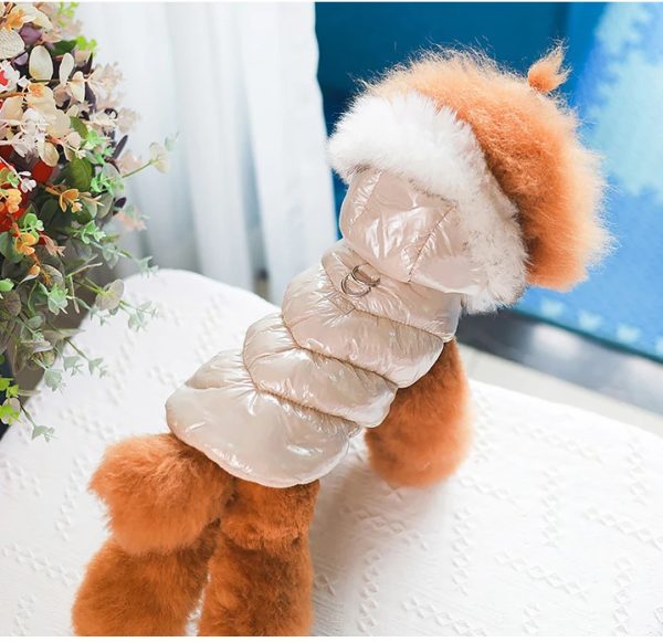 winter pet clothing cotton coat vest