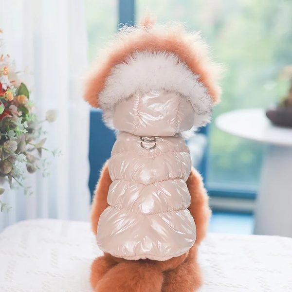 winter pet clothing cotton coat vest