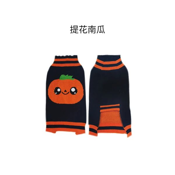 Wholesale Halloween pet costumes Cat Teddy warm casual sweater Small dog large dog clothing