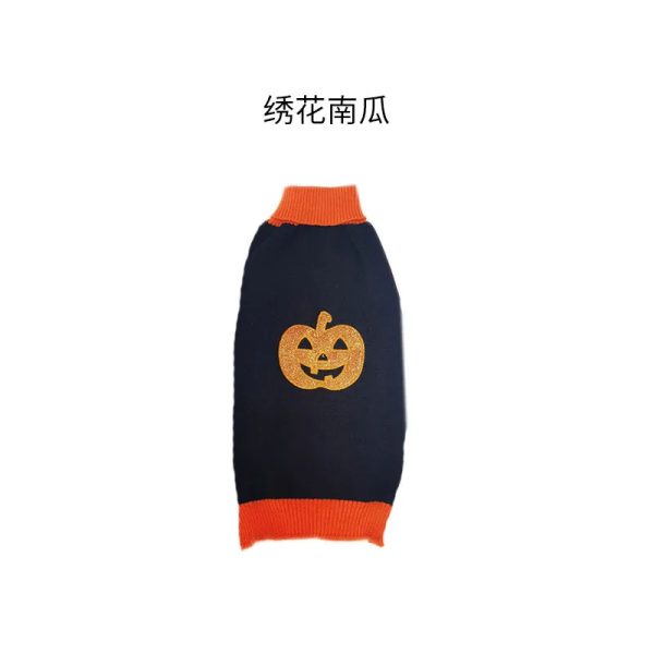 Wholesale Halloween pet costumes Cat Teddy warm casual sweater Small dog large dog clothing