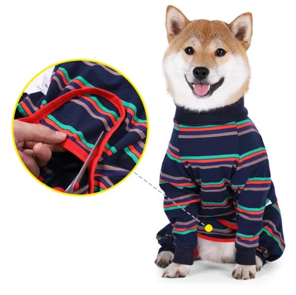 Dog Clothes Fully Enclosed High Elastic Four Legs Dog Pajamas Pet Physiological Clothing