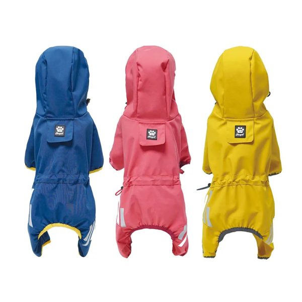 Popular Dog raincoat all-wrapped four-legged poncho