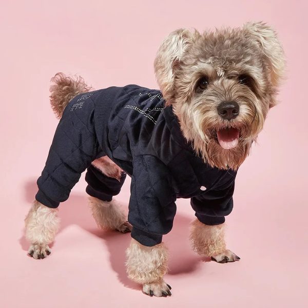 Manufacturers direct cat dog cotton-padded jacket four legs pants