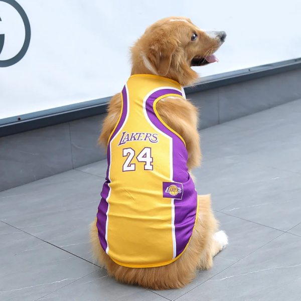 Dog Cat pet mesh vest basketball clothing