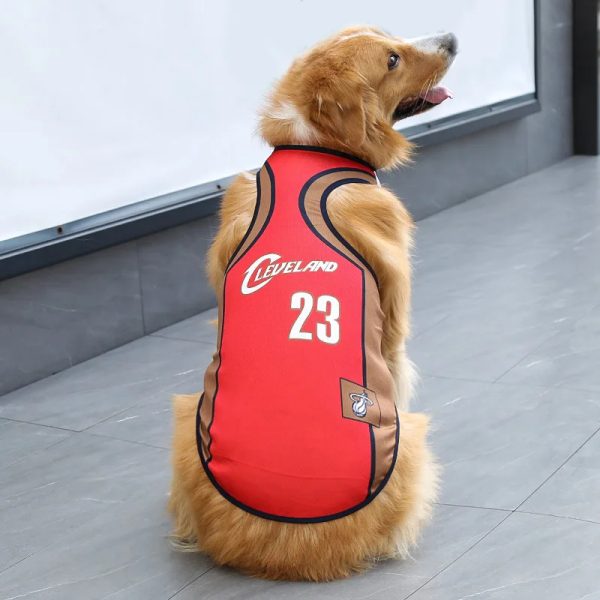 Dog Cat pet mesh vest basketball clothing