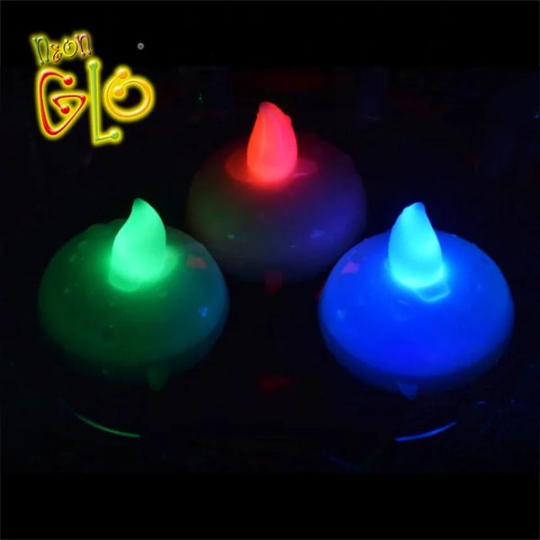 Water Activated LED Tea Light Yellow Flicker Floating LED Tealight Candle