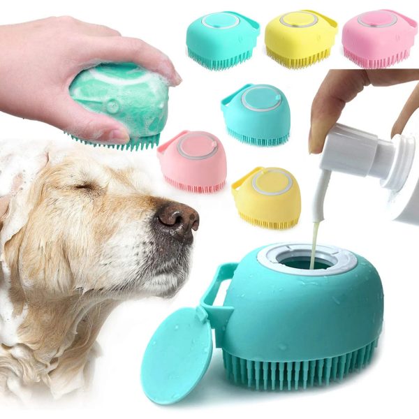 Dog Bath Brush Pet Massage Brush